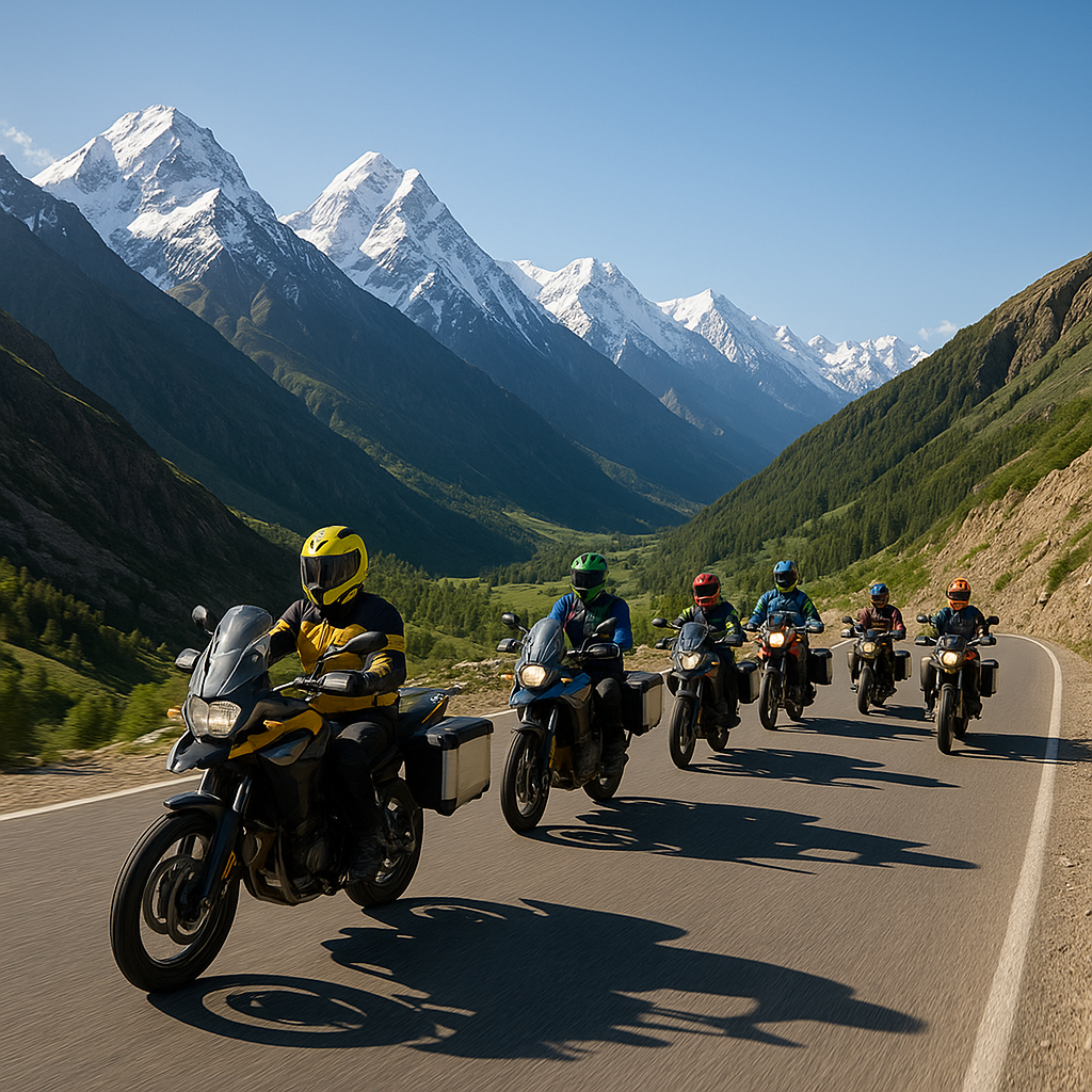 Best Routes for Group Motorcycle Touring in North India