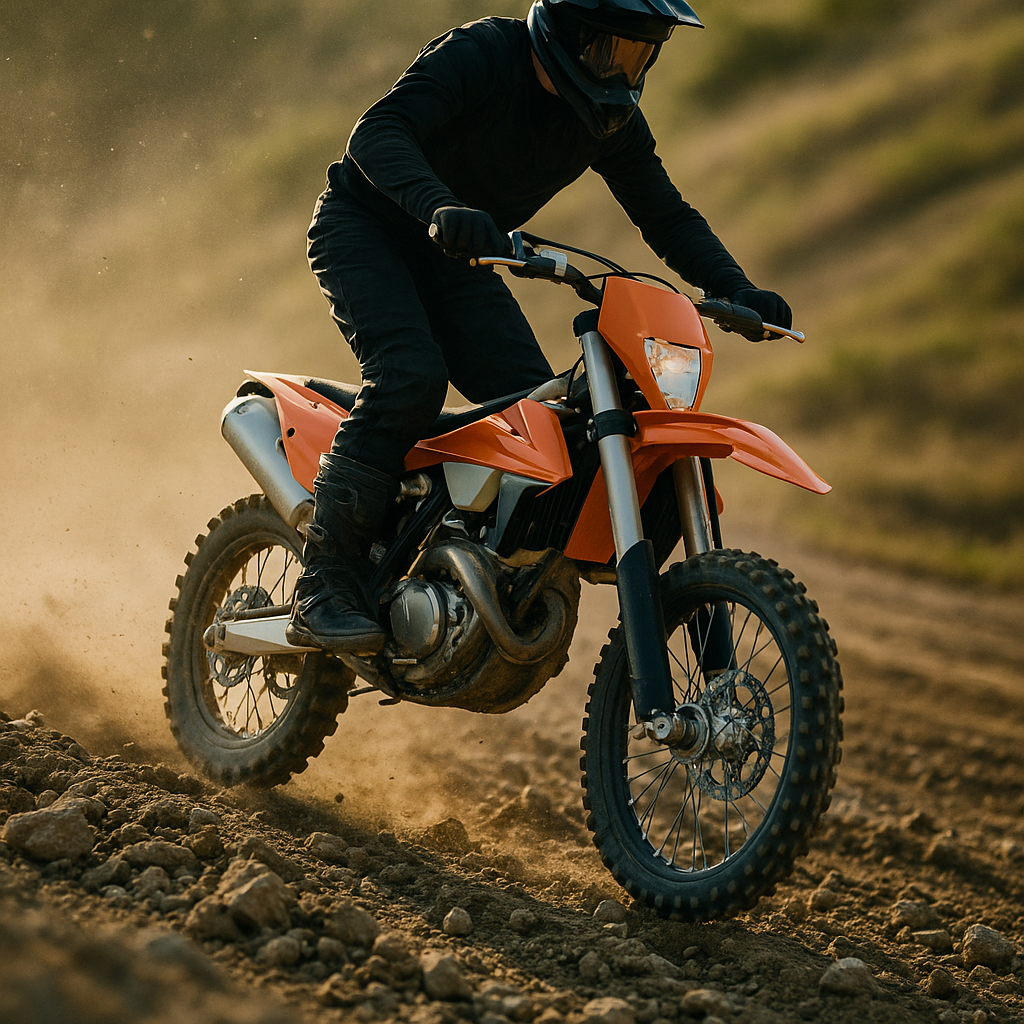 Footpeg Weighting Technique for Offroad Dirt Racing