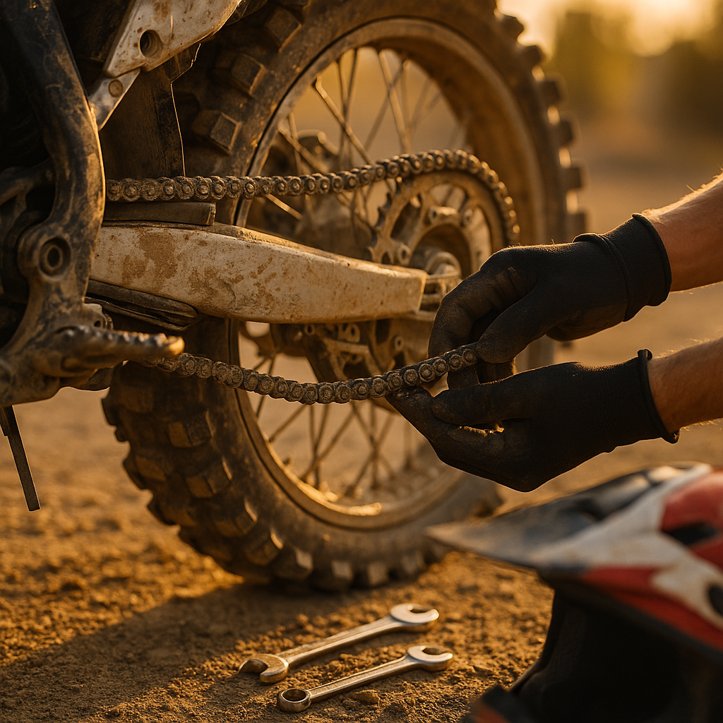 Post-Race Bike Inspection for Dirt Track Riders
